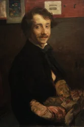 Zelfportret met maskers