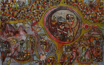 Figuren in de maan