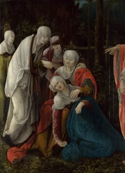 Christus neemt afscheid van zijn Moeder