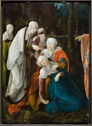 Christus neemt afscheid van zijn moeder