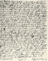 Handgeschreven brief van Mozart