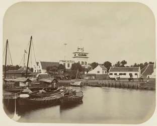 De Uitkijk aan het Havenkanaal te Batavia