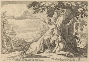 Clymene die Phaeton aanspoort om Helios te vinden