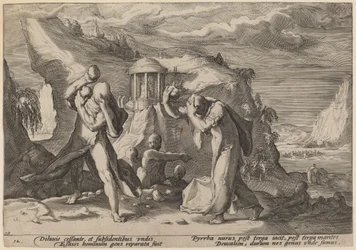 Deucalion en Pyrra Bevolken de Aarde Opnieuw
