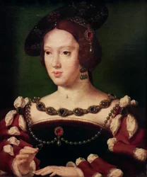 Portrait of Eleonora van Oostenrijk, koningin van Frankrijk (1498-1558)
