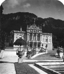 Slot Linderhof, Beieren, Duitsland, ca. 1900s