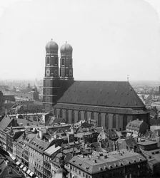 De Frauenkirche, München, Duitsland, c1900