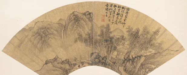 Landschap met figuur