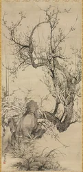 Pruimen, Bamboe en Orchidee, 1834