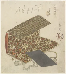 Patroonmap voor Horinouchi Circle, midden 19e eeuw