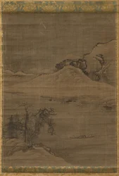 Landschap met vissers