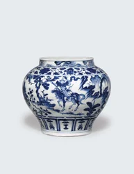 Witte en Blauwe Guan, midden 14e eeuw