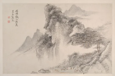 Landschappen in de trant van meesters uit de Song- en Yuan-dynastieën, 1667