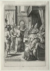 Passieset:  Christus voor Herodes
