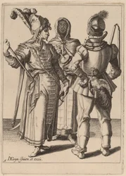 Een Grande, een Boer en een Gesluierde Vrouw