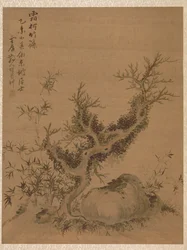 Bevroren Takken en Dwergbamboe, in de Stijl van Su Shih