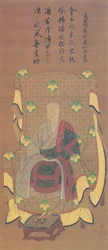 Portret van de koningin van de vier hemelse koningen, Ji Tongqing