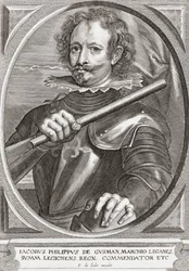 Diego Mexía Felipez de Guzmán y Dávila. Portret.