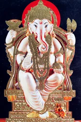 Ganesha of Ganapati: de olifantengehoofdige hindoegod