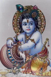 Babyheer Krishna. Hindoegod