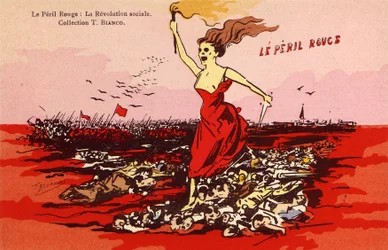 Le Peril Rouge - De Sociale Revolutie, ca. 1910
