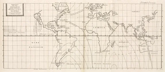 Magnetische kaart van de aarde