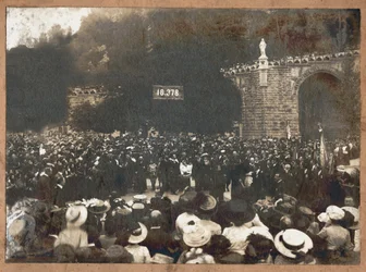 Bedevaart naar Lourdes. 1910