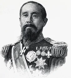 Portret van Ito Hirobumi, Japanse politicus