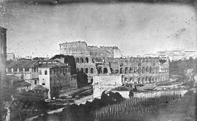 Rome, Uitzicht vanaf het paviljoen in de Orti Farnesi