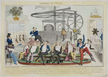 Scheren met stoom, ca. 1810