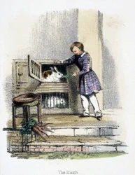 Het hok, c 1845