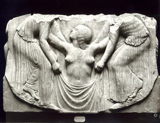 De «Ludovisi-troon» of «Troon van Venus», uit Villa Ludovisi