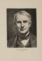 Thomas Alva Edison, Amerikaanse uitvinder, begin 20e eeuw