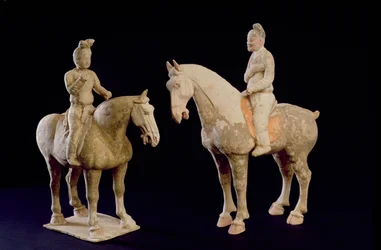 Twee ruiters, Chinees, Tang-dynastie (618-906)