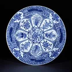 Blauw-wit bord, Kangxi-periode, c.1700 (porselein)