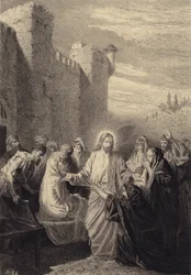 Christus wekt de zoon van de weduwe op