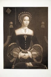 Prinses Mary, later koningin Mary I, ca. 1537, uitgegeven 1902