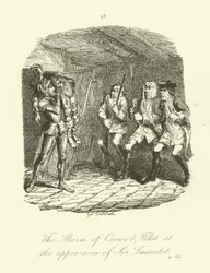 Illustratie voor Launcelot Greaves door Tobias Smollett