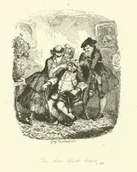 Illustratie voor Peregrine Pickle door Tobias Smollett