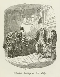 Illustratie voor Tristram Shandy