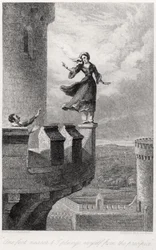 Rebecca, uit Ivanhoe door Walter Scott (1771-1832)