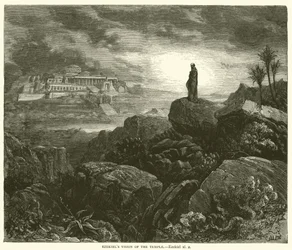Ezechiëls visioen van de tempel, Ezechiël, xl, 2