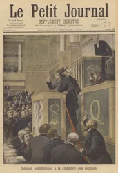 Een schandalige zitting in de Franse Kamer van Afgevaardigden