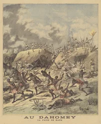 Inname van Cana door de Fransen, Dahomey