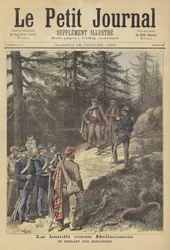 De Corsicaanse bandiet Antoine Bellacoscia geeft zich over aan de politie