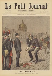 De degradatie van Alfred Dreyfus