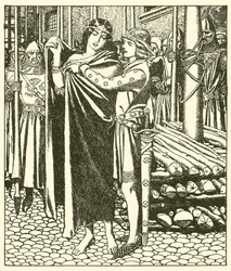 Tristram helpt de Dame Moeya