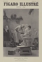 Gerome in Zijn Atelier