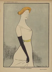 Yvette Guilbert, Illustratie voor Le Rire