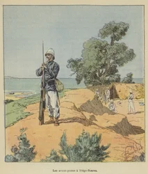 De voorposten in Diego-Suarez